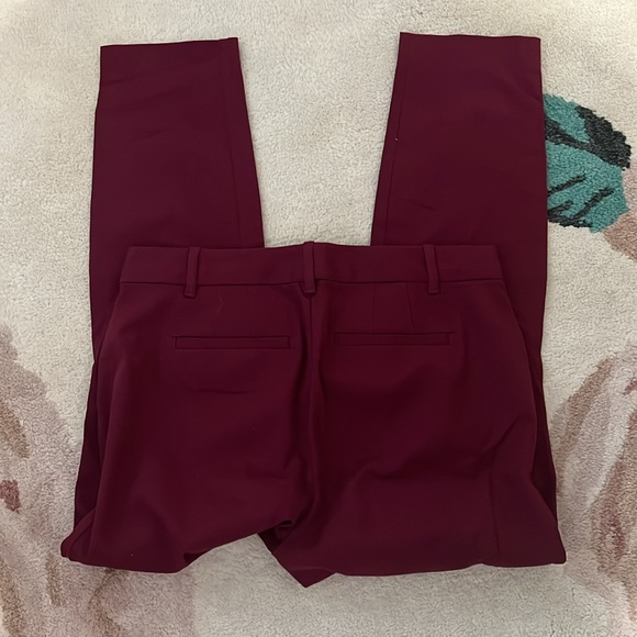 GAP Deep Red Curvy Skinny Ankle Pants - Picture 6 of 6